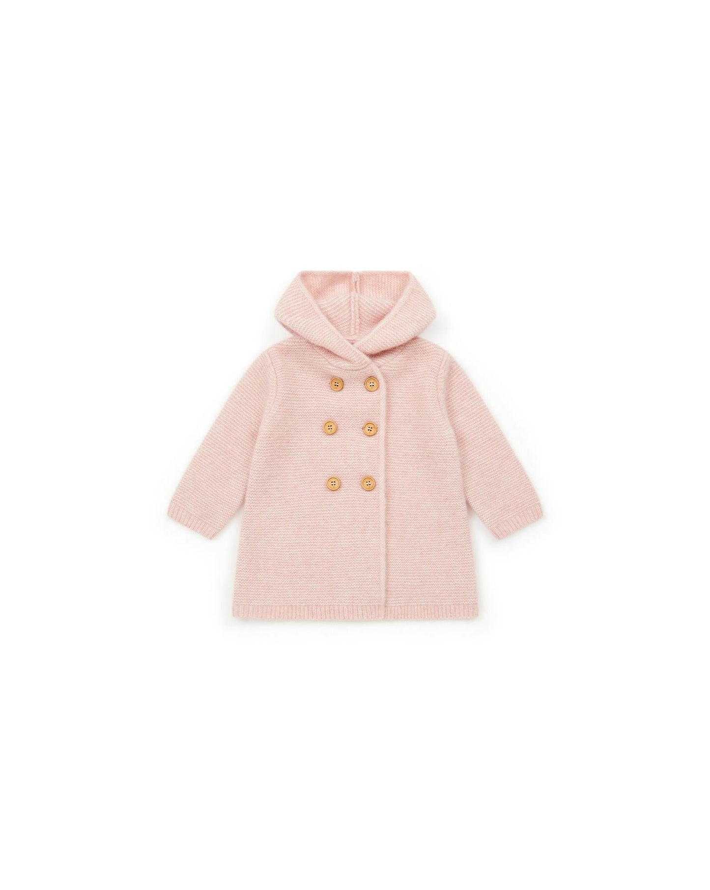 Coat Miro Pink Baby In knitting foam point