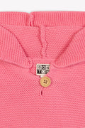 Poncho - Pink Baby organic cotton