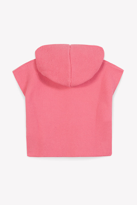 Poncho - rose Bébé coton organique - Image principale