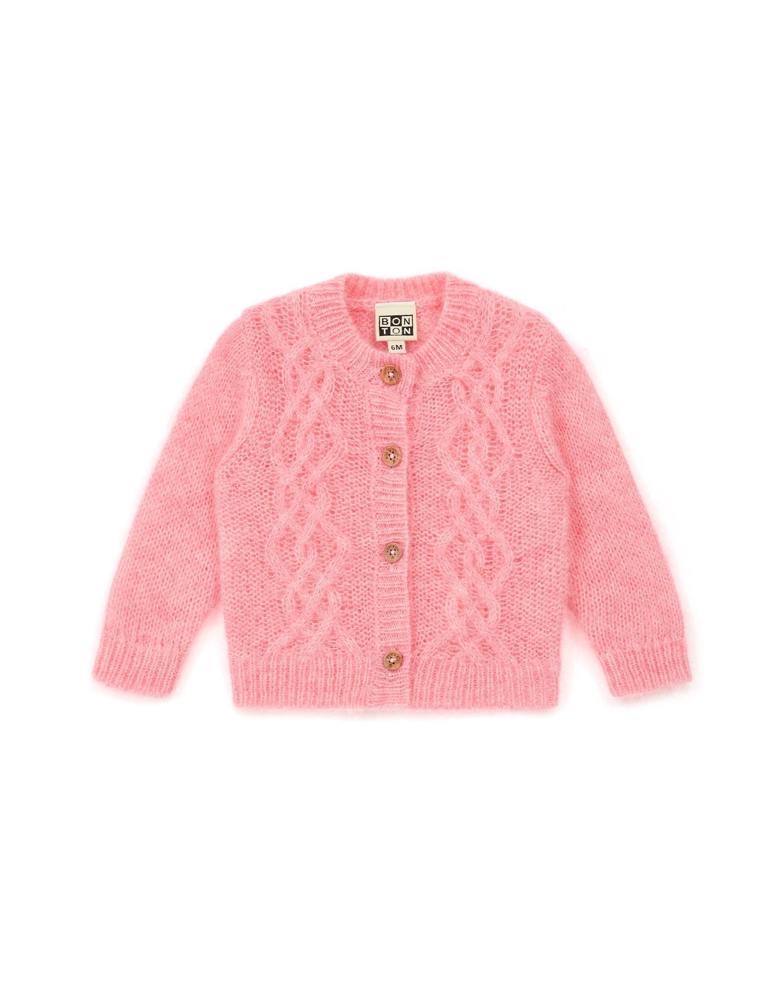 Cardigan rose Bébé