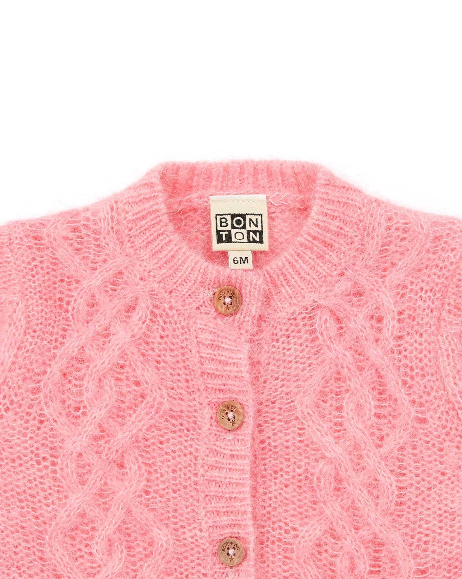 Cardigan rose Bébé