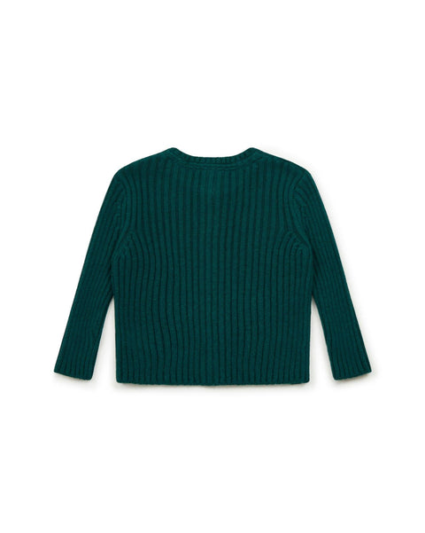 Cardigan - Sheep Green Baby ribbed - Image principale