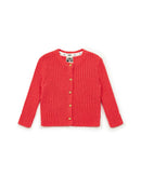 Cardigan - Sheep Pink Baby ribbed