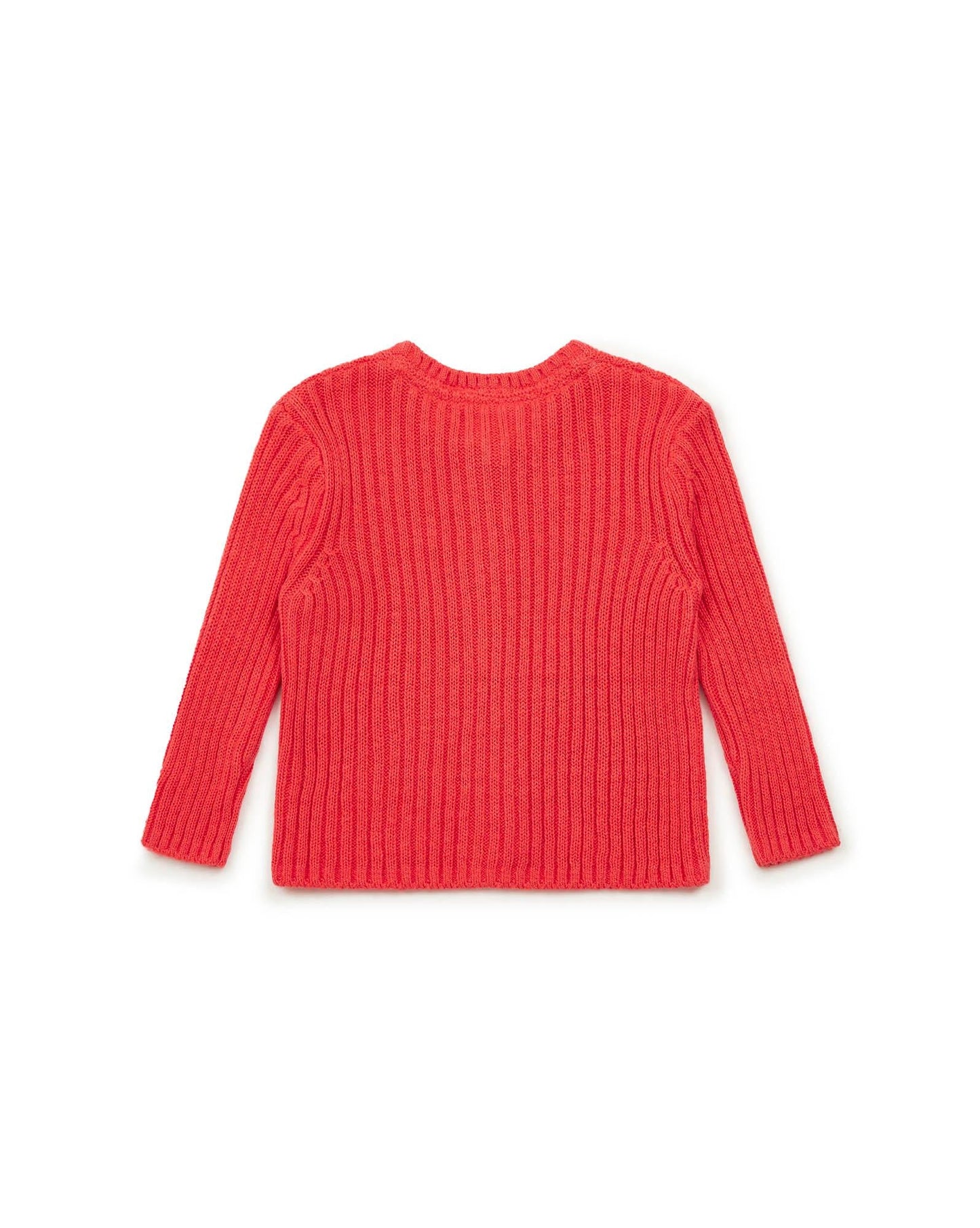 Cardigan - Sheep Pink Baby ribbed