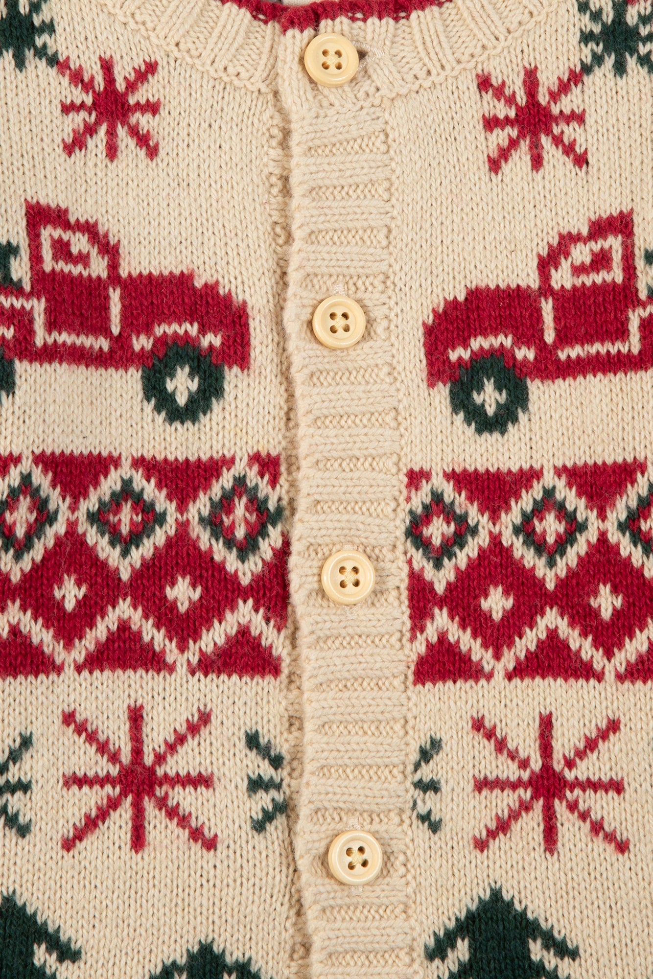 Cardigan - Joel jacquard beige