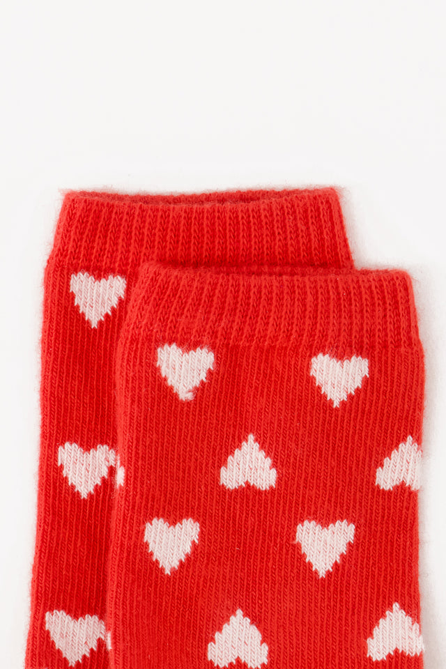 Lot 2 Socks - Red/Roses Baby Jacquardheart - Image alternative