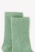 Lot 2 Socks - green/blue ribs Baby