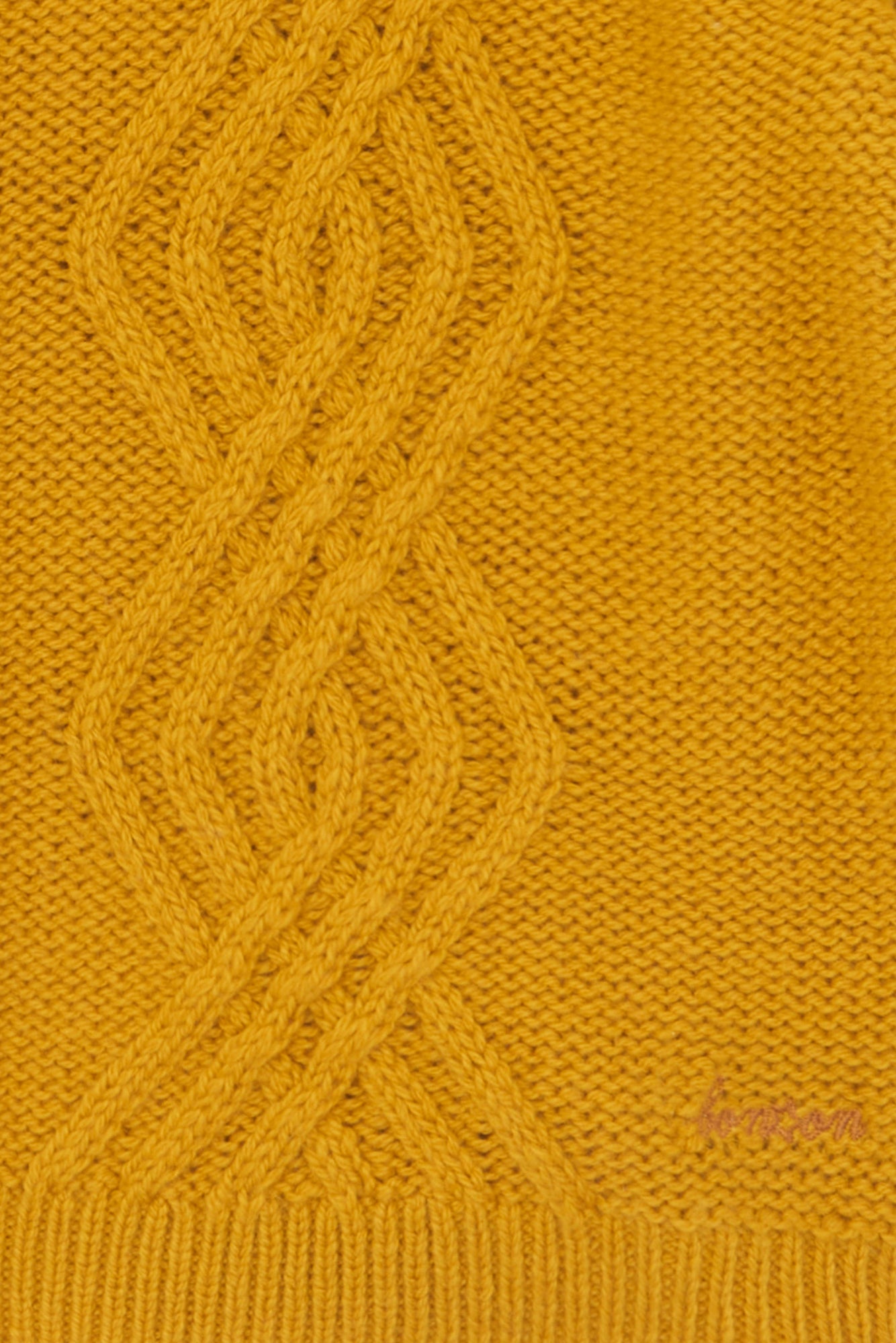 Cardigan  - Bernard Tricot Cable Yellow