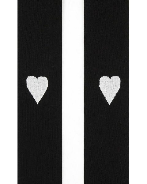 Legging - noir à cœur - Image principale