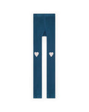 Legging - bleu à cœur