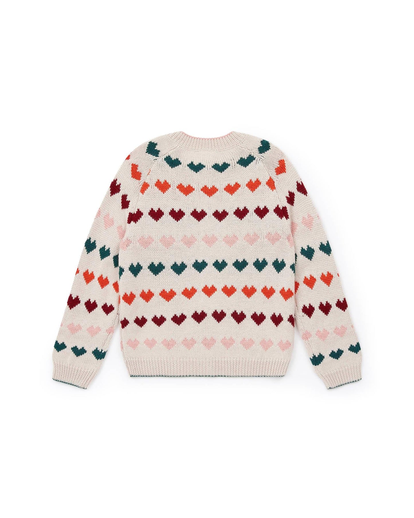 Cardigan - beige en tricot jacquard