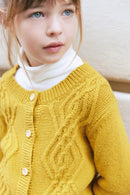 Cardigan  - Bernard Tricot Cable Yellow
