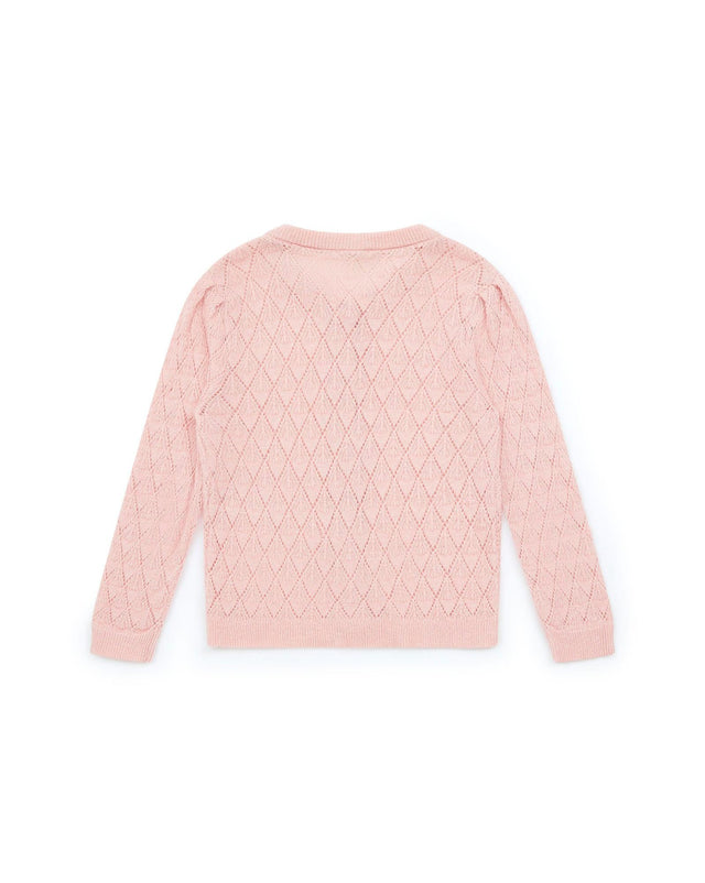 Cardigan - Francis Pink in a knit - Image alternative