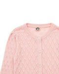 Cardigan - Francis Pink in a knit
