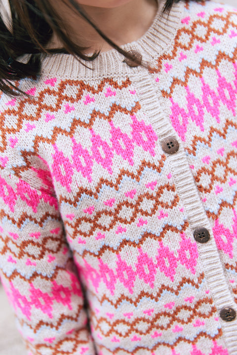 Cardigan - Lilou Jacquardmulticolored - Image principale