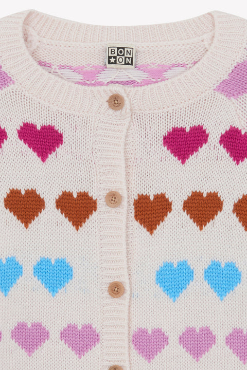 Cardigan - Lilou ecru - Image principale