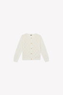 Cardigan - Lilou ecru Print heart