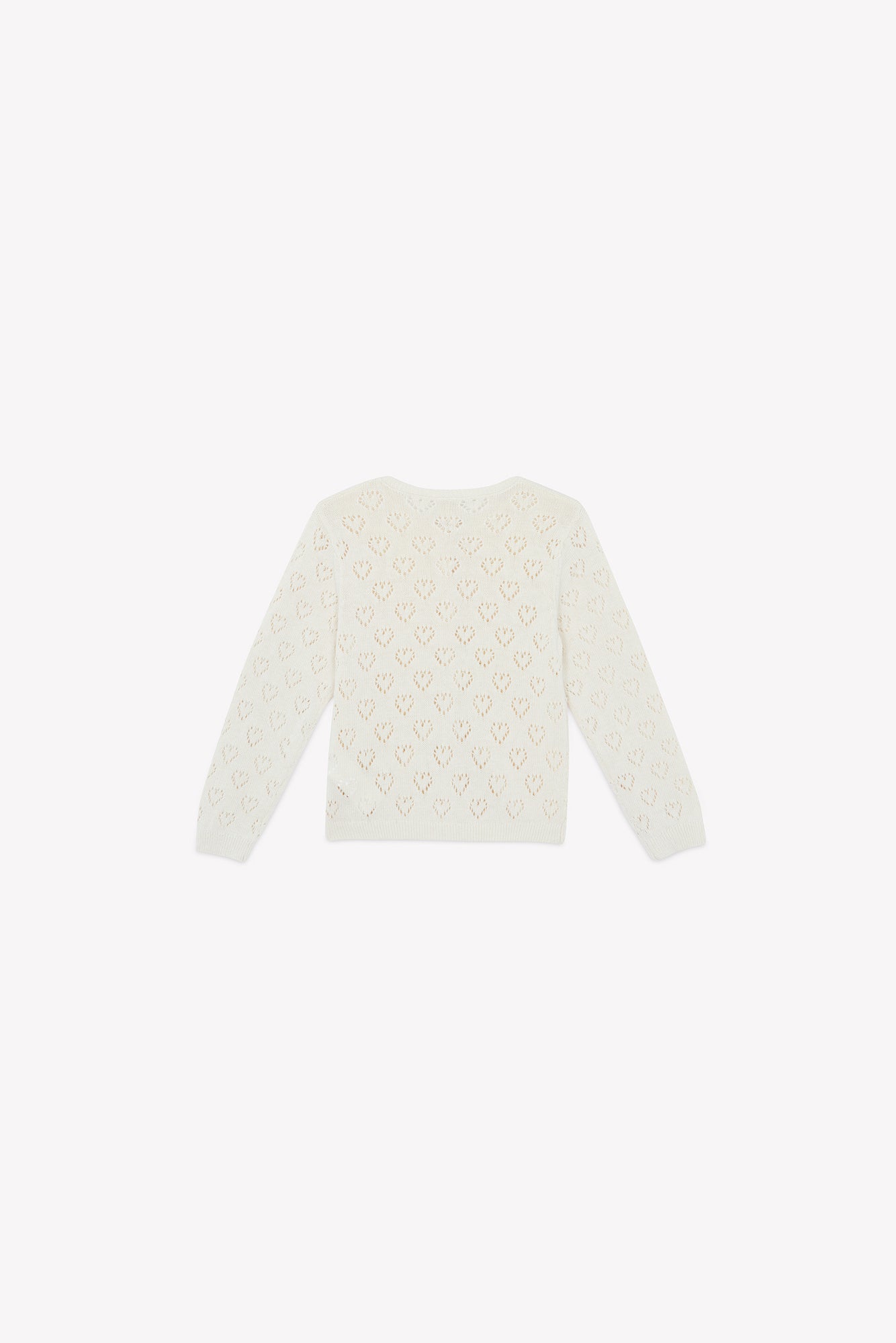 Cardigan - Lilou ecru Print heart