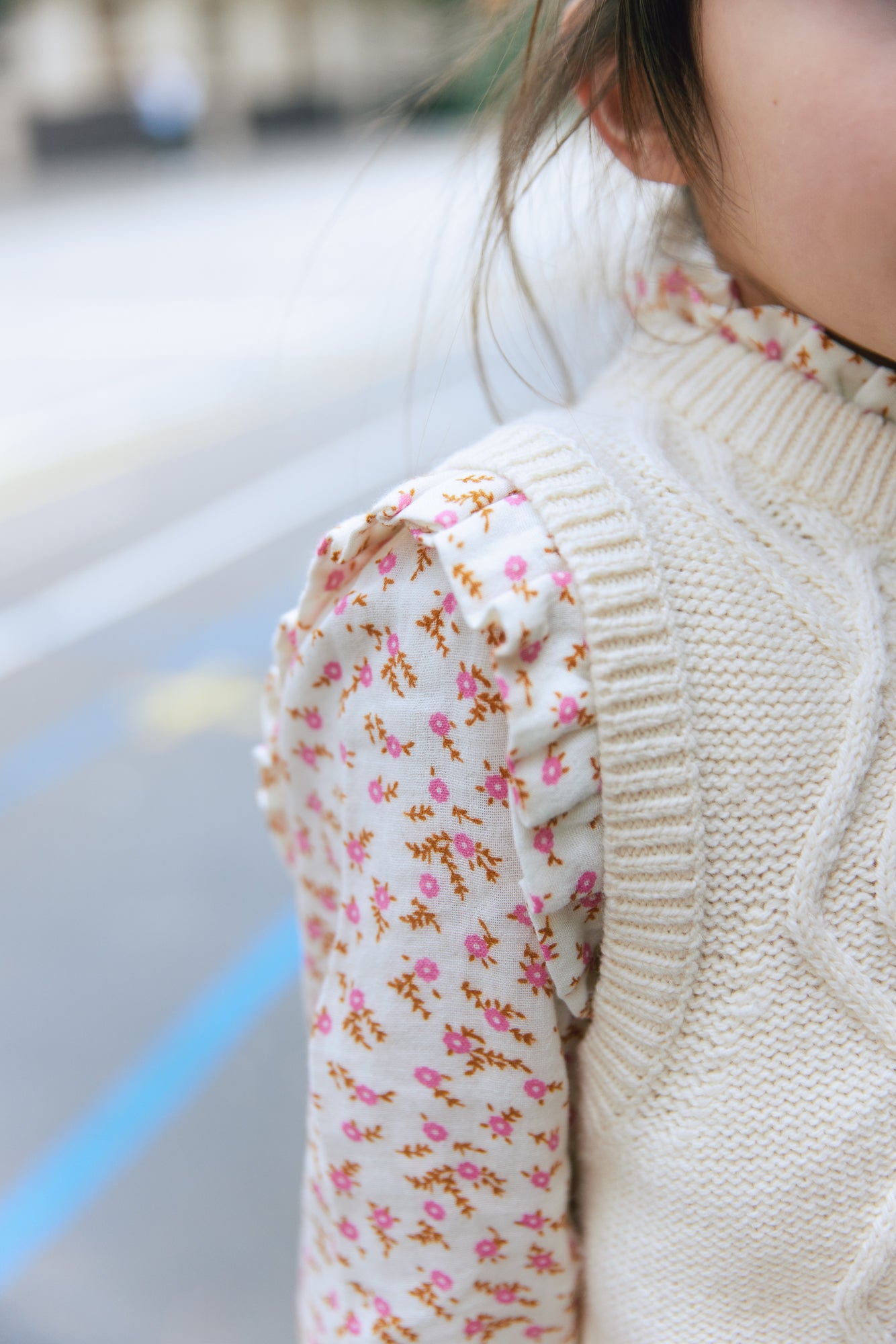 Blouse - Dory Print flowery Pink