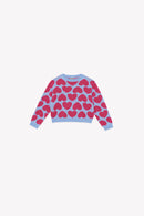 Sweater - Lovely Blue heart