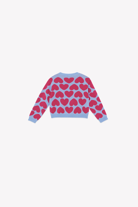 Sweater - Lovely Blue heart - Image principale