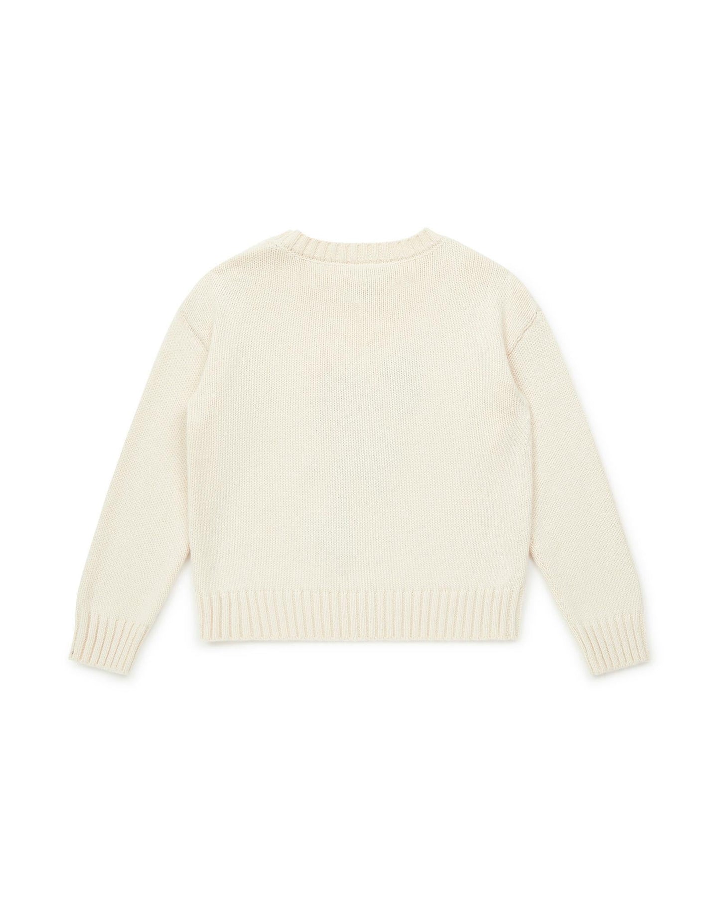 Sweater Beige in Knitwearembroidered