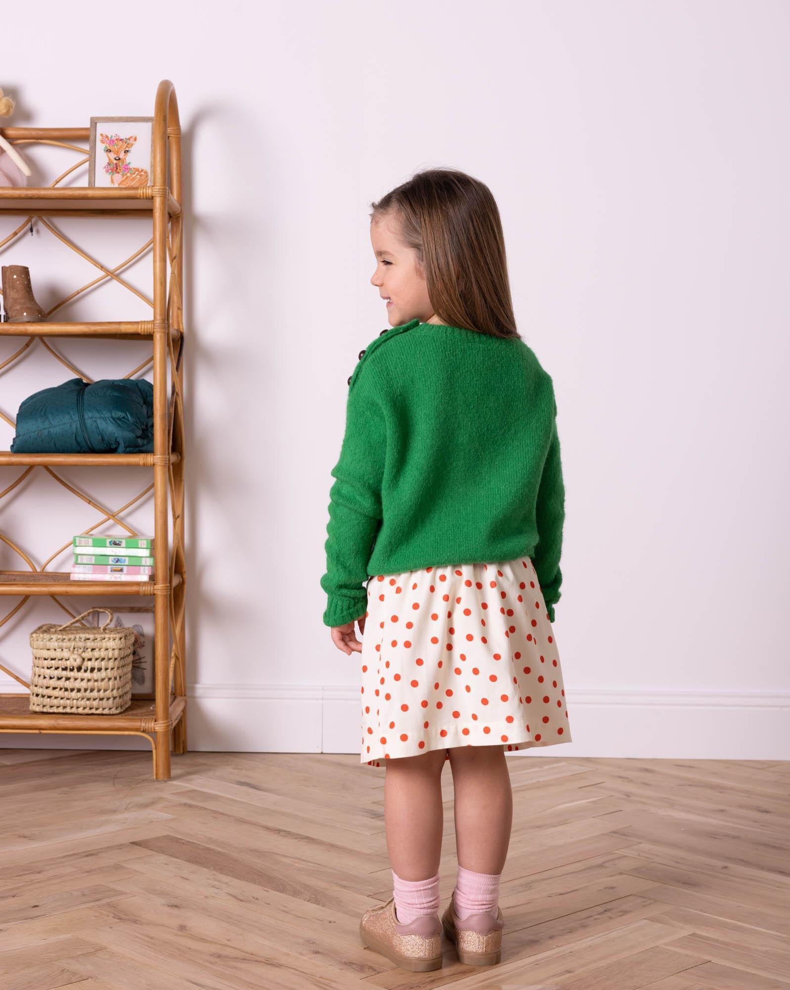 Pull Mistyheart vert en maille