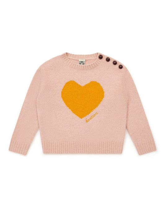 Sweater Mistyheart Pink in a knit