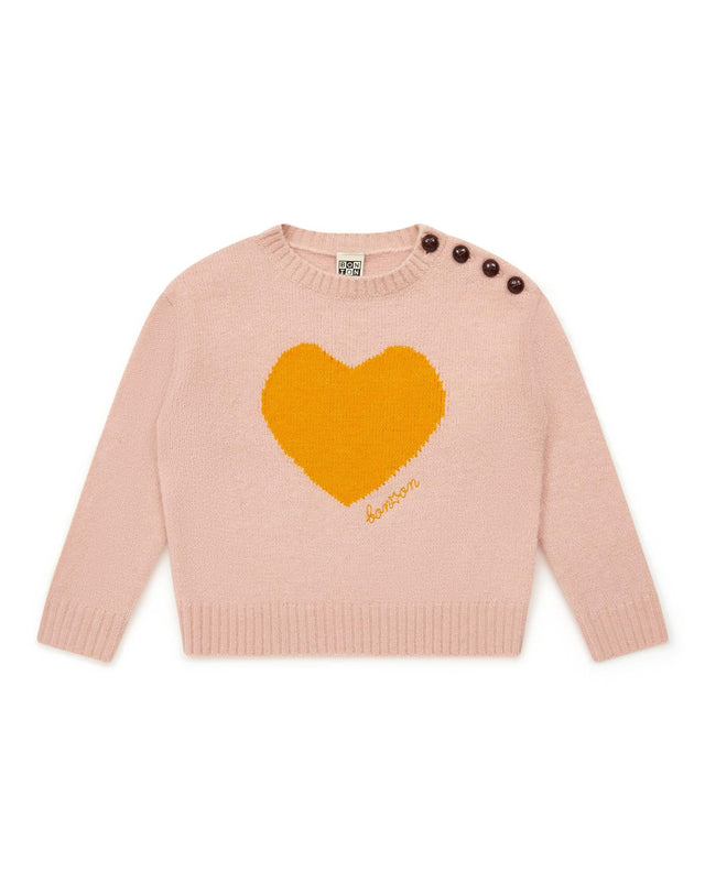 Sweater - Mistyheart Pink in a knit - Image principale