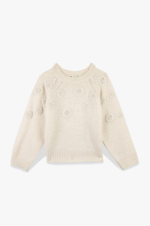 Sweater - Jessie Flower Cream - Image principale