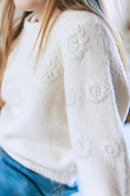 Sweater - Jessie Flower Cream