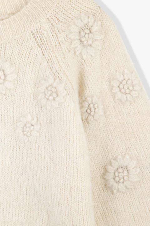 Sweater - Jessie Flower Cream - Image principale