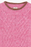 Pull - Josie torsadé rose