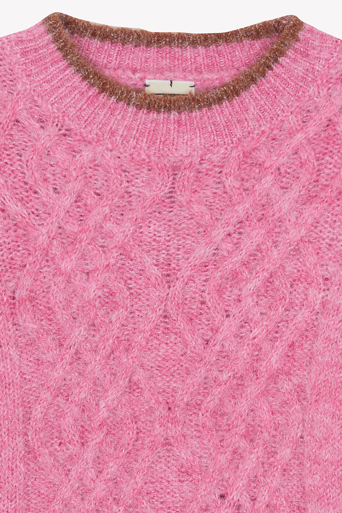 Pull - Josie torsadé rose