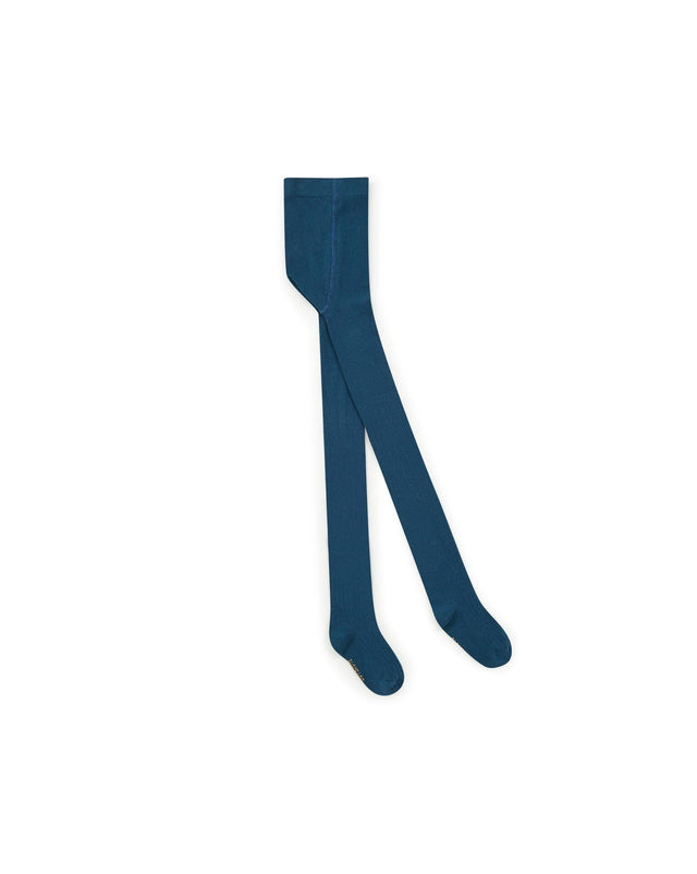 Collants - bleu à côtes - Image principale