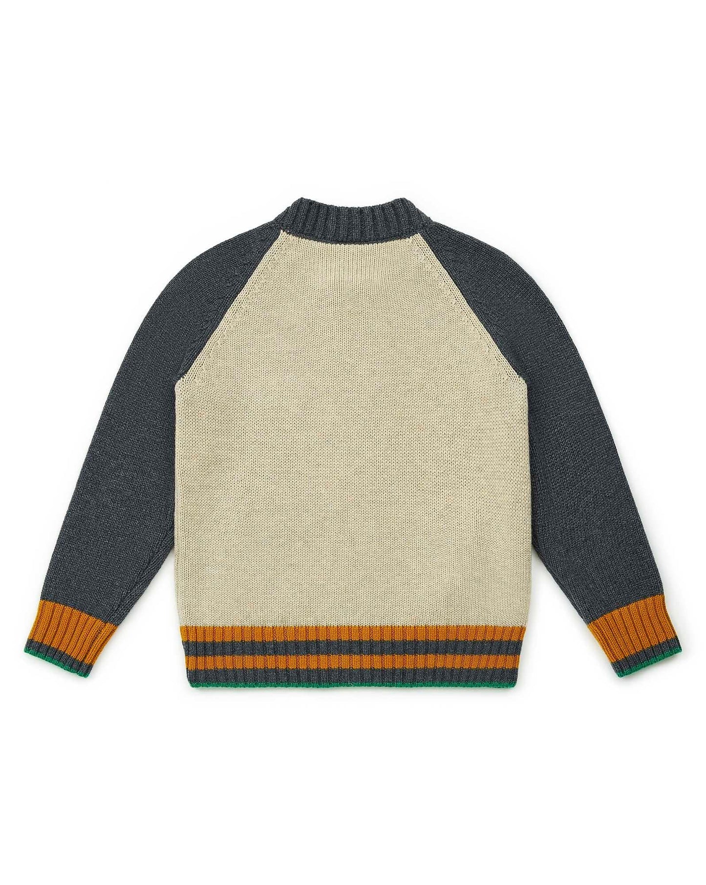 Cardigan Teddy Grey in a knit