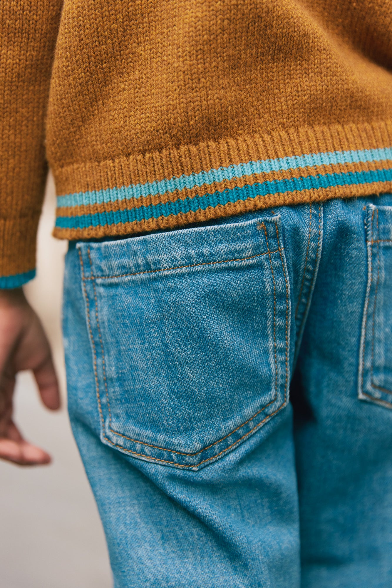 Trousers - Denim crash