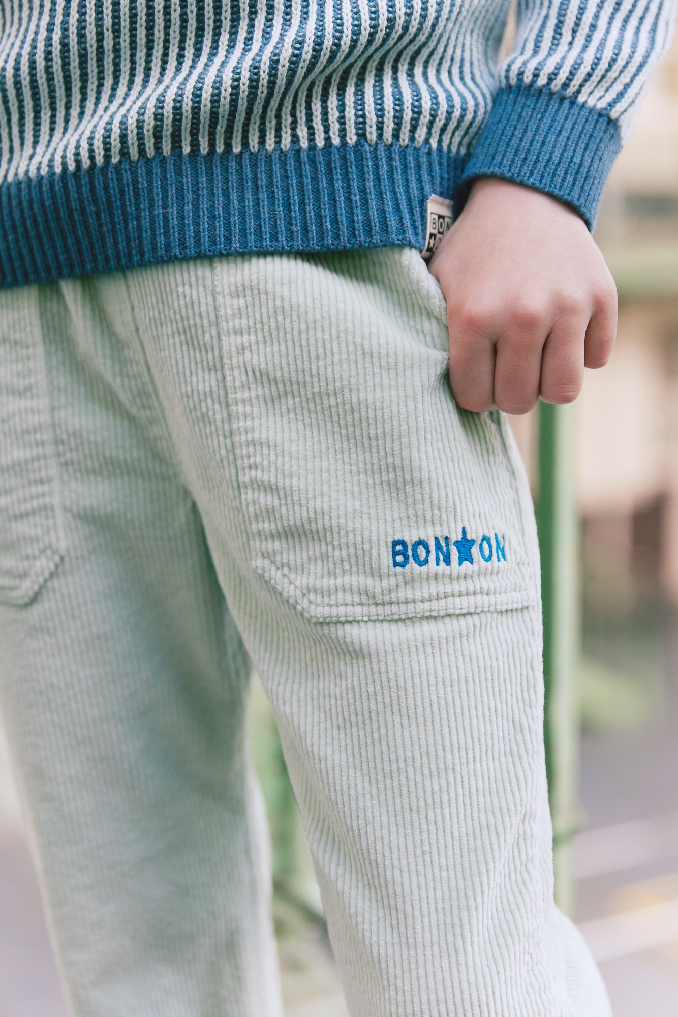 Trousers - Batcha in Velvet Green clear