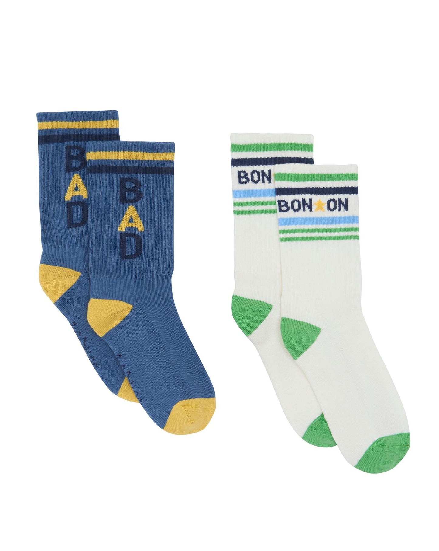 Sock - Badboy Duo Blue Knitwearjacquard