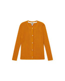 Cardigan - sheep Yellow in a knit