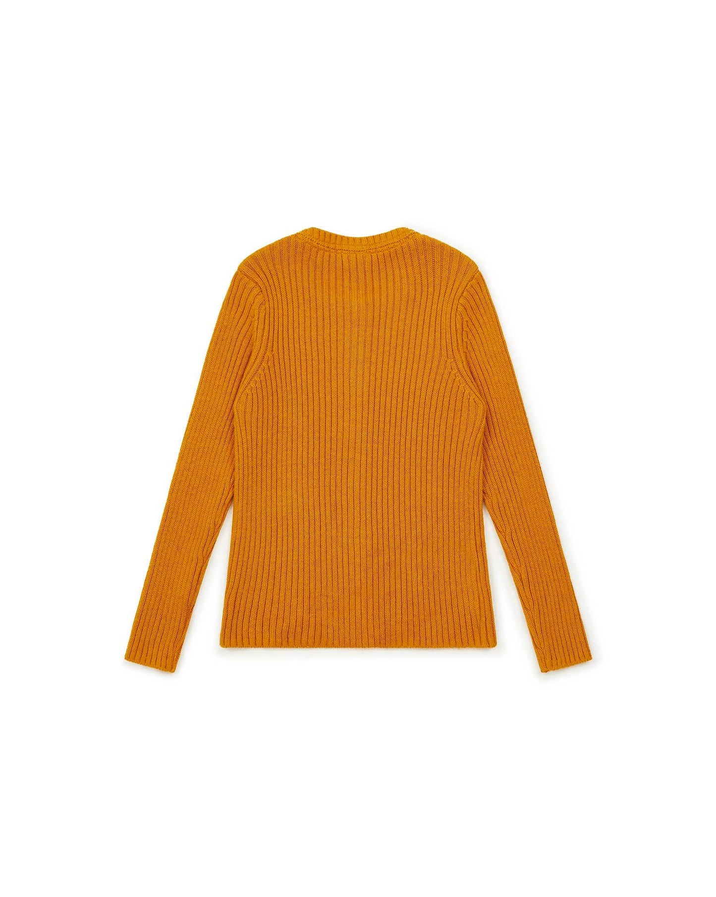 Cardigan - sheep Yellow in a knit