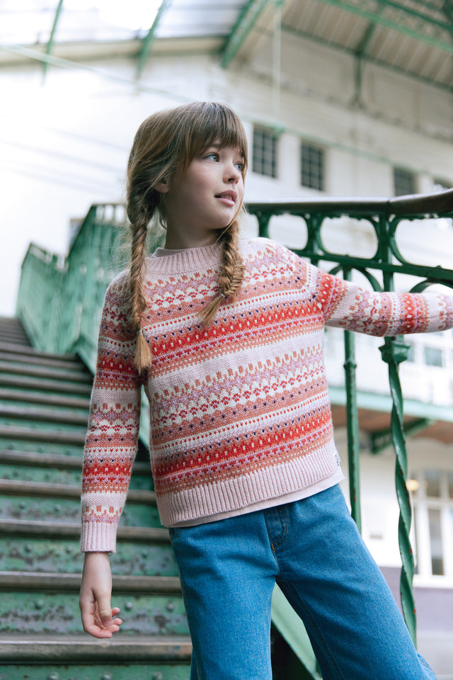 Sweater - Joris Jacquardpeach - Image principale