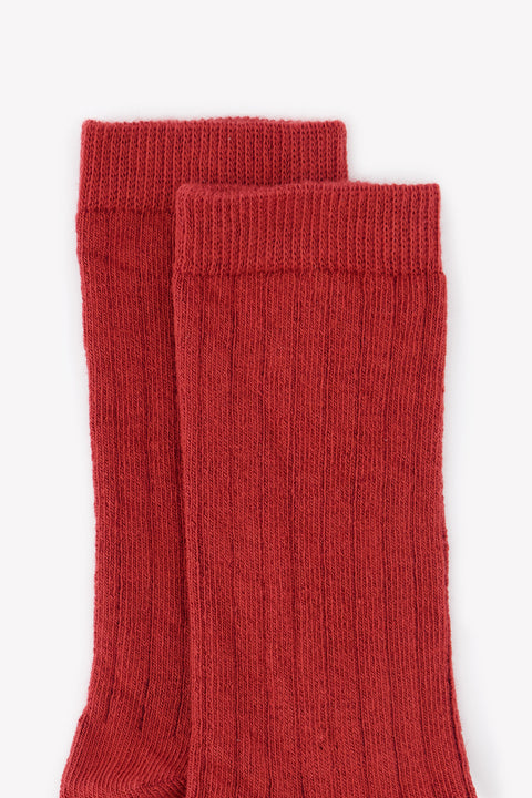Chaussettes - Duo rose et rouge - Image principale