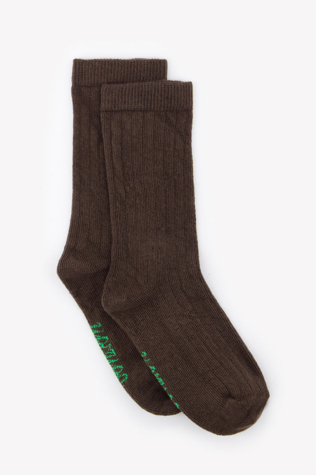 Chaussettes - marron coton - Image principale