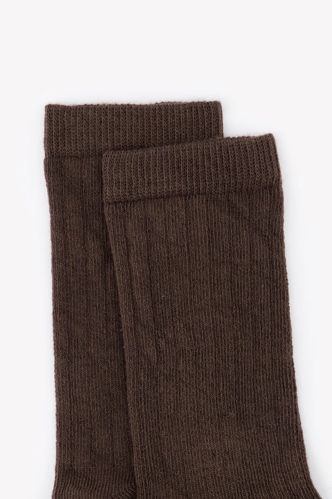 Chaussettes - marron coton - Image principale