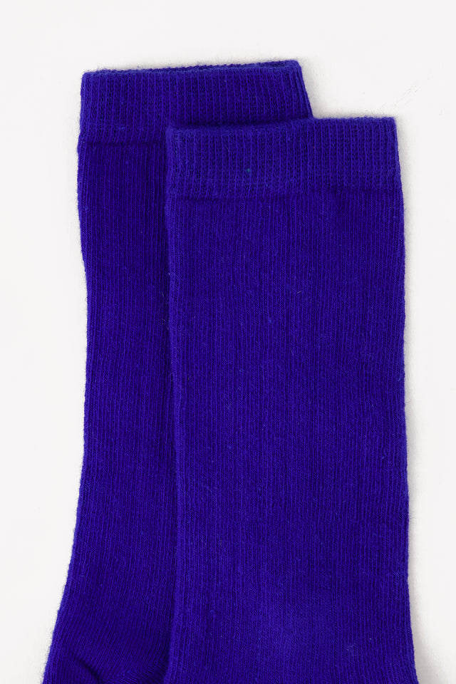 Lot 2 Chaussettes - Côtes vertes/bleues - Image alternative