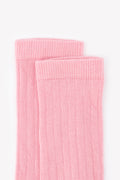 Lot 2 Socks - Pink ribs