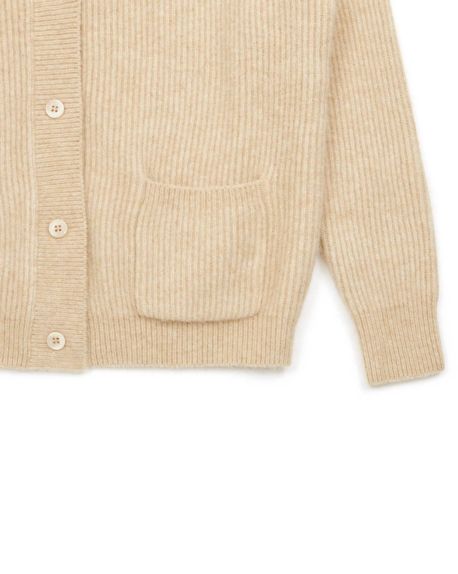 Cardigan NewMagic beige Femme en maille