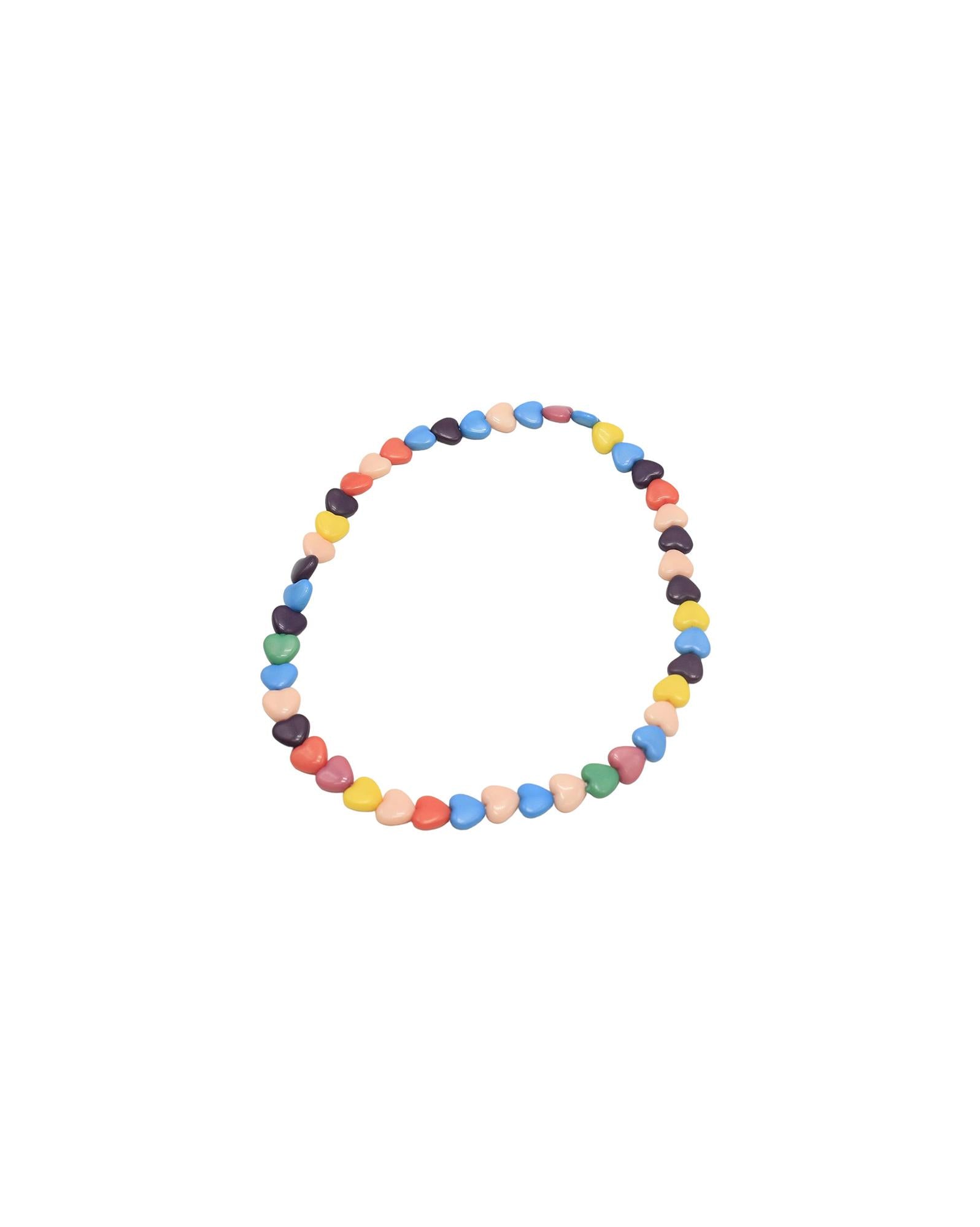 Collier Multicolore à cœurs