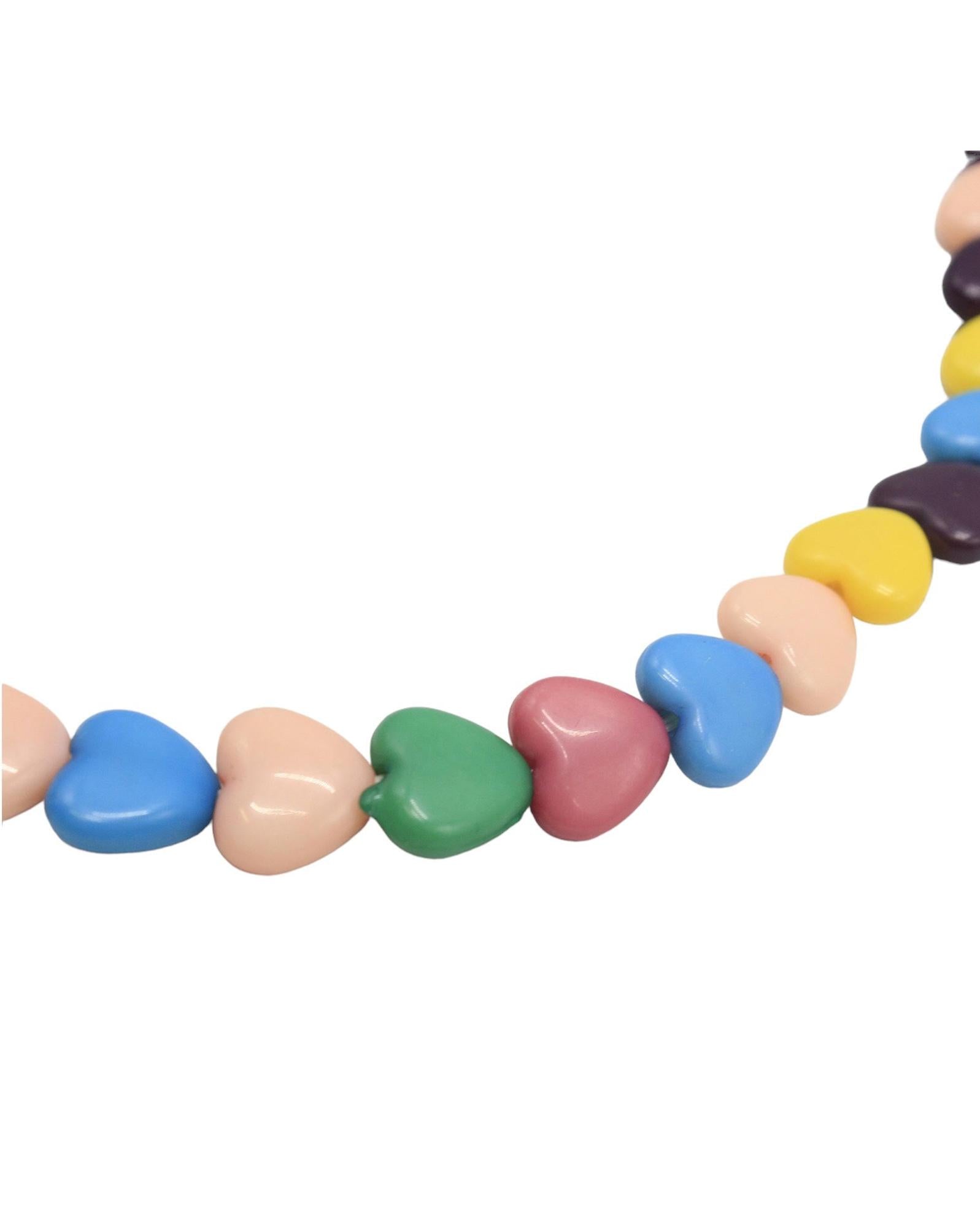 Collier Multicolore à cœurs